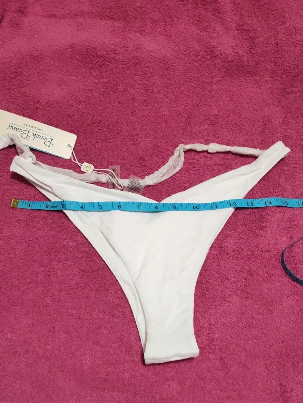 Beach Bunny White Serena Tango Bottom